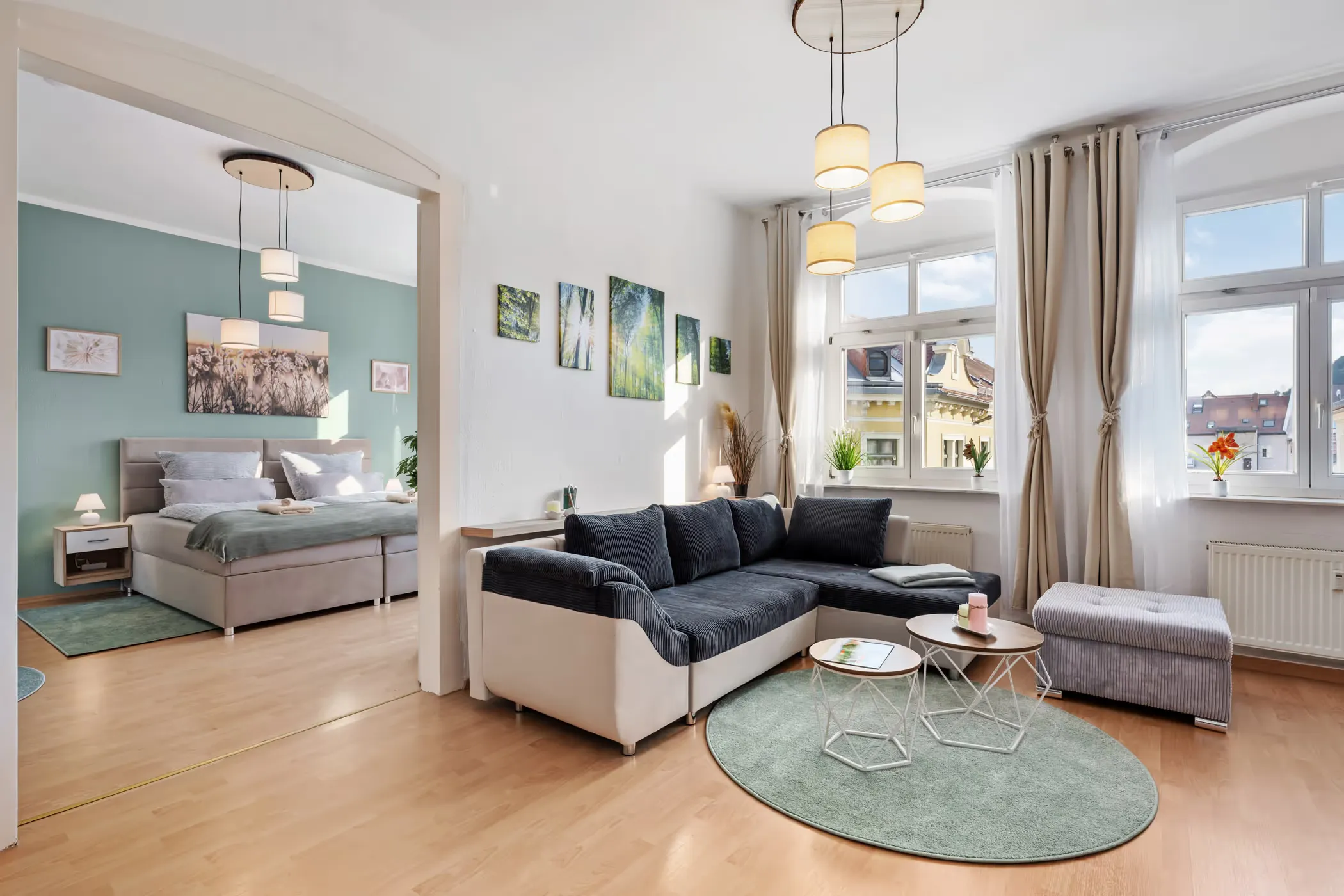 Wohnzimmer Meissen Immobilienfotografie von Ferienwohnungen