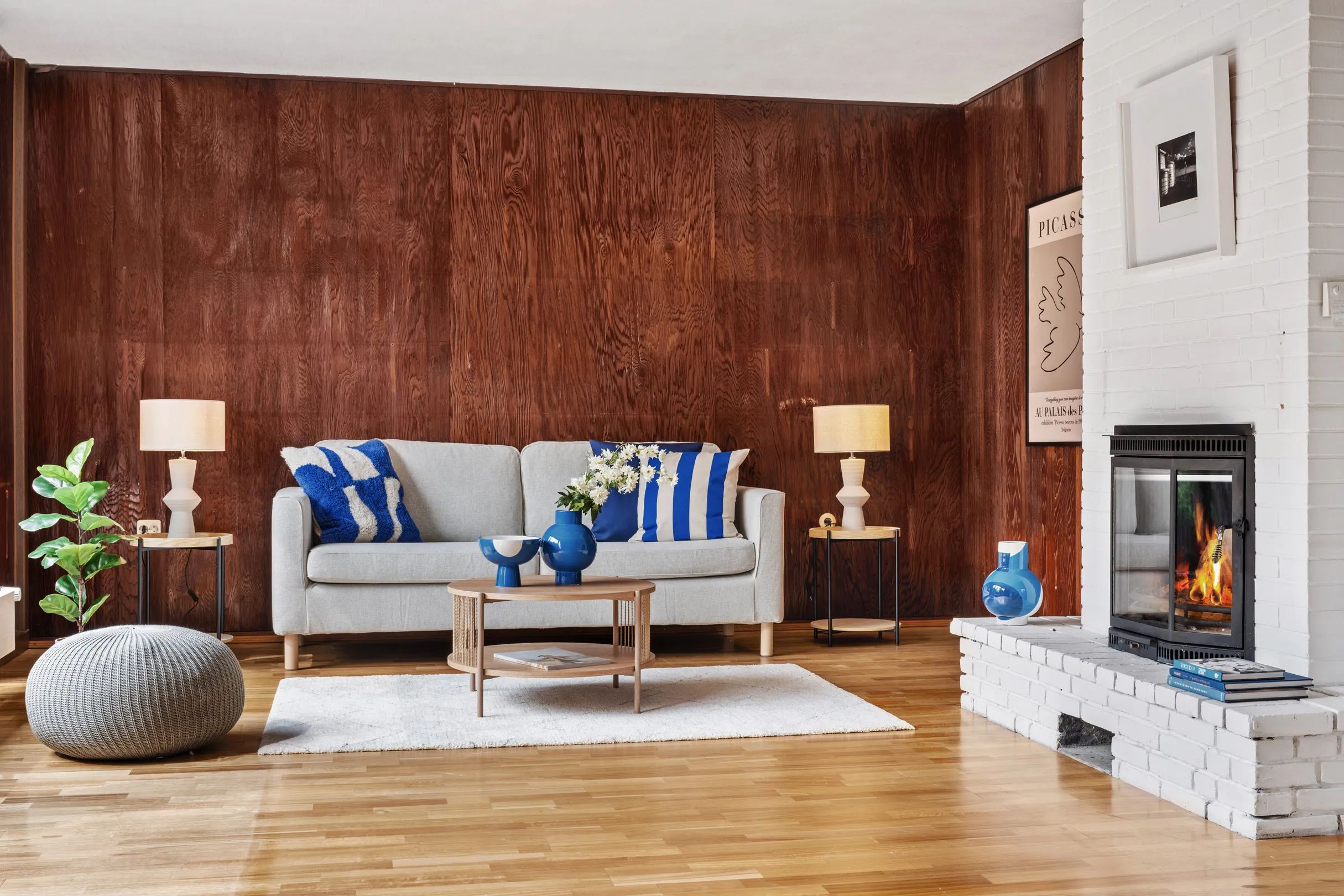Immobilienfotografie für Ferienwohnungen Wohnzimmer Wohnung in Hamburg